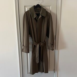 Burberry Olive Trench Coat